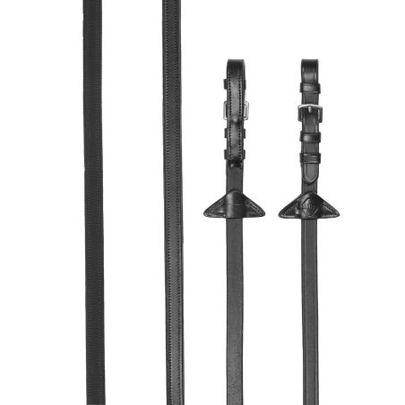 Rubberen / lederen teugels LeMieux