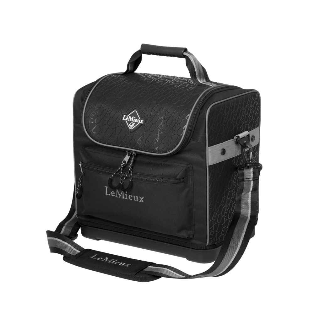Sac De Soins LeMieux Imperméable Pour Cheval Et Poney - Noir Et Rouge - Kit De Transport
