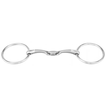 Sprenger Satinox dubbel gebroken bit met 2 ringen