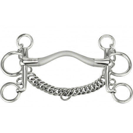 Mors pelham Sprenger Satinox passage de langue