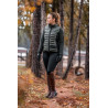 Ultra-lichte mouwloze paardrijbodywarmer B Vertigo Sia dames - Lievergroen