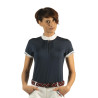 Polo Kavala femme manches courtes Flags & Cup - Bleu marine