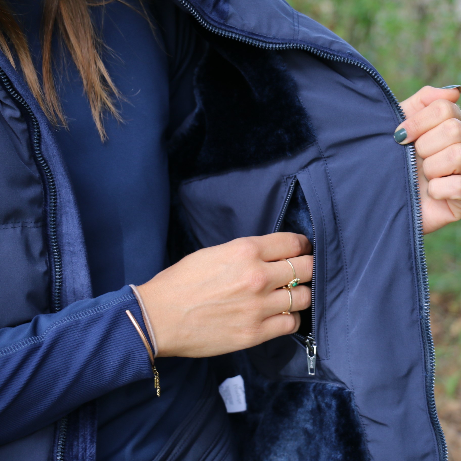 Doudoune sans manches Pénélope Sonia Bleu marine Doudoune sans manches Pénélope Sonia Bleu marine