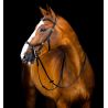 Bridon Horseware Micklem 2 Deluxe Competition rubberen teugels - Zwart