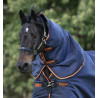 Couvre-cou Horseware 50g pour couverture Rambo Supreme - Bleu marine / orange