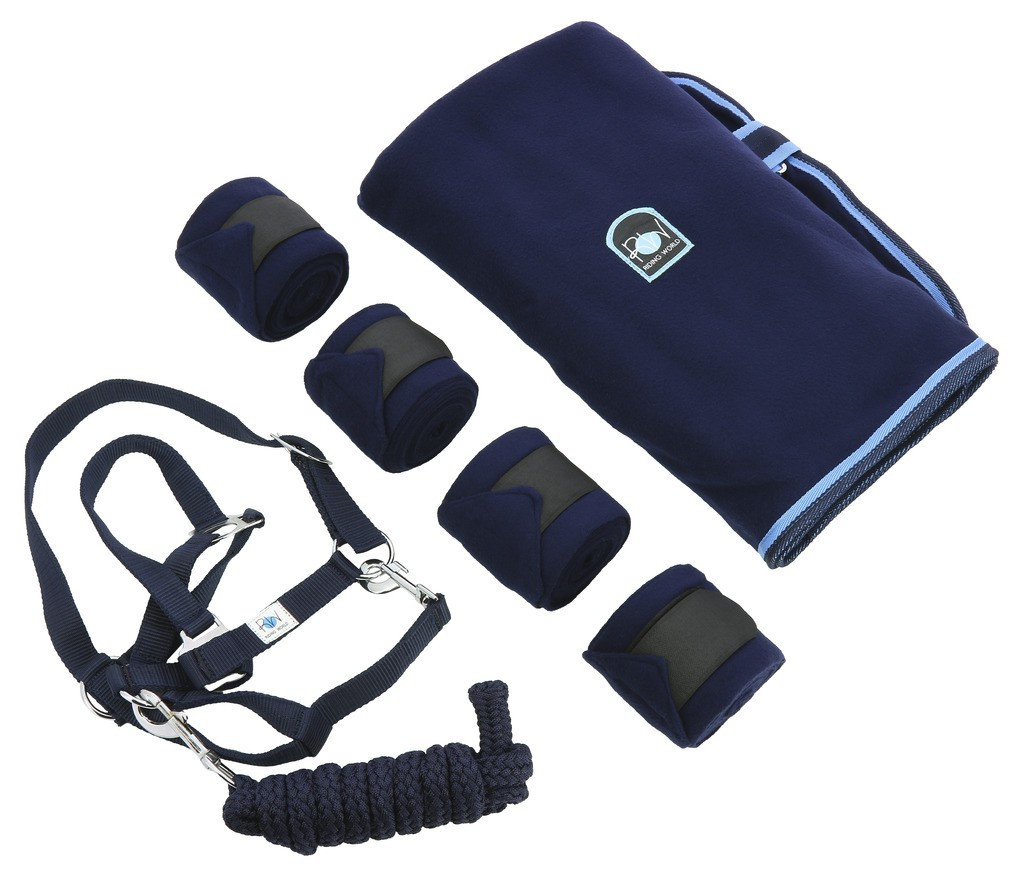 Set compleet Riding World Marineblauw