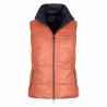 Mouwloze omkeerbare bodywarmer HV Polo Claire - Gember