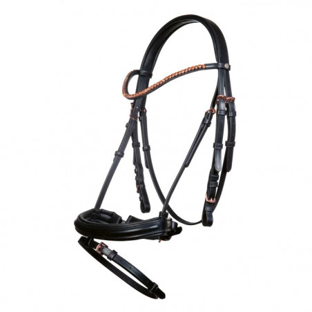 Hoofdstel Rosegold Glamour Style HKM