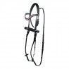 Bridon sans mors Funny Horses, pour les chevaux en bois HKM - Noir / fuchsia