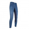 Zomerdenimbroek 3/4 Alos HKM - Blauw jeans / donkerblauw