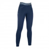 Legging Pull On met volledige siliconen zitvlak HKM - Donkerblauw