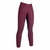 Pantalon Luna fond intégral en silicone HKM - Rouge foncé
