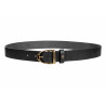Ceinture en cuir Beth HKM - Noir