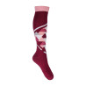 Chaussettes Barcelona HKM - Rose / lie de vin