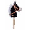 Hobby horse Bella HKM met wieltjes - Zwart