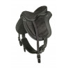 Selle shetland sans arçon HKM - Noir / noir