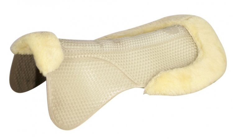 Acavallo Dri-lex Gel schokdemper schapenwol Natuurlijk Bruin