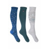 Chaussettes Florida HKM lot de 3 - Marine / pétrole