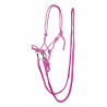 Ethologisch halster met teugels/lijnen HKM - Roze
