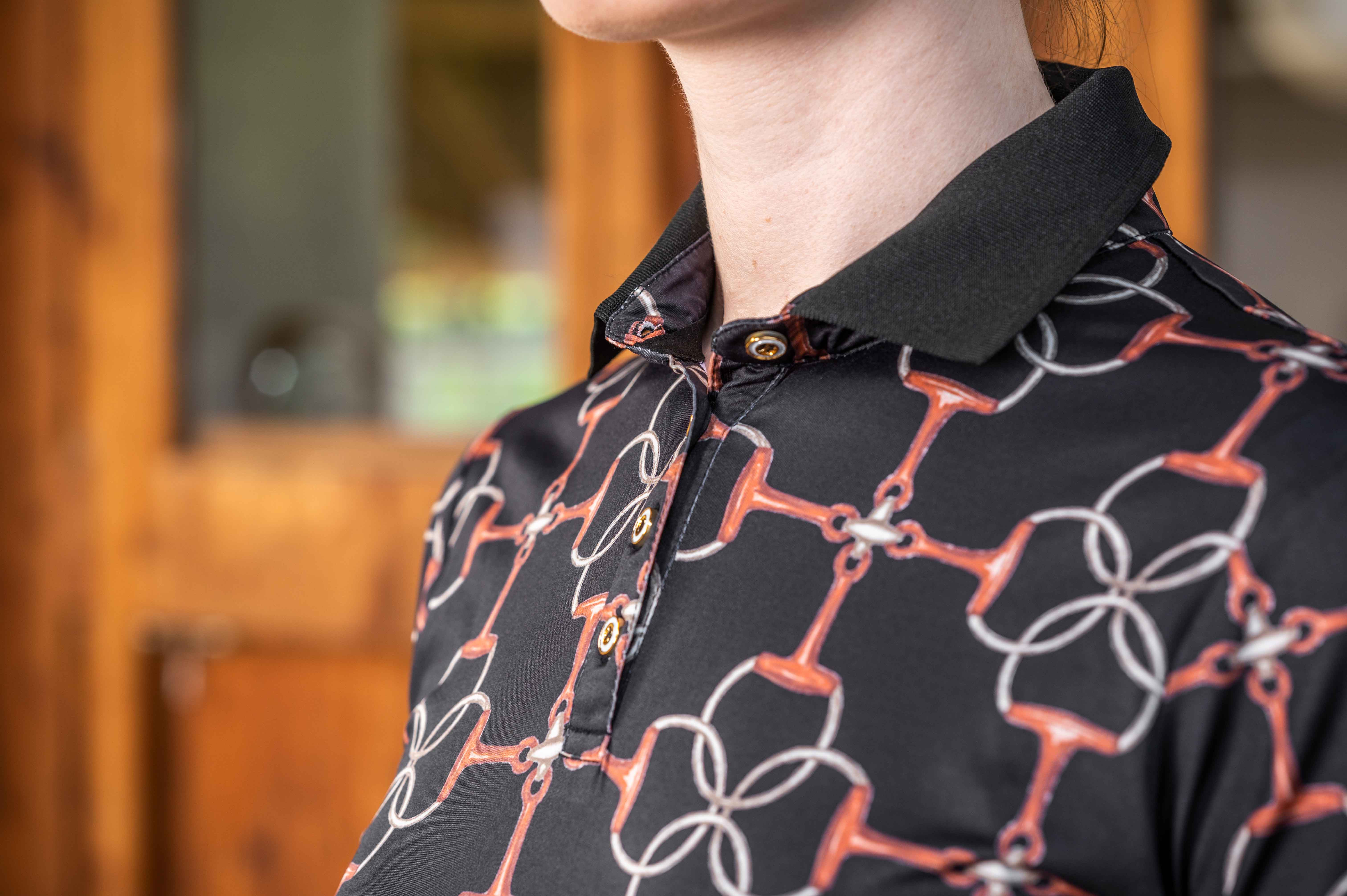 Polo Edinburgh HKM Noir