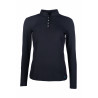 Lange mouwen poloshirt Port Royal HKM - Zwart