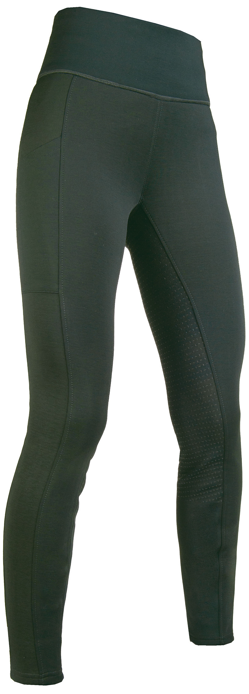 Legging Cosy Style volledig met silicone HKM Donkergroen Legging Cosy Style volledig met silicone HKM Donkergroen