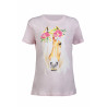 T-shirt kinderen Flower Horse HKM - Roze