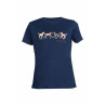Kinder T-shirt Pony Club HKM - Donkerblauw