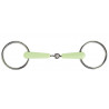 Mors à anneaux 18 mm goût pomme HKM - Couleur indicative