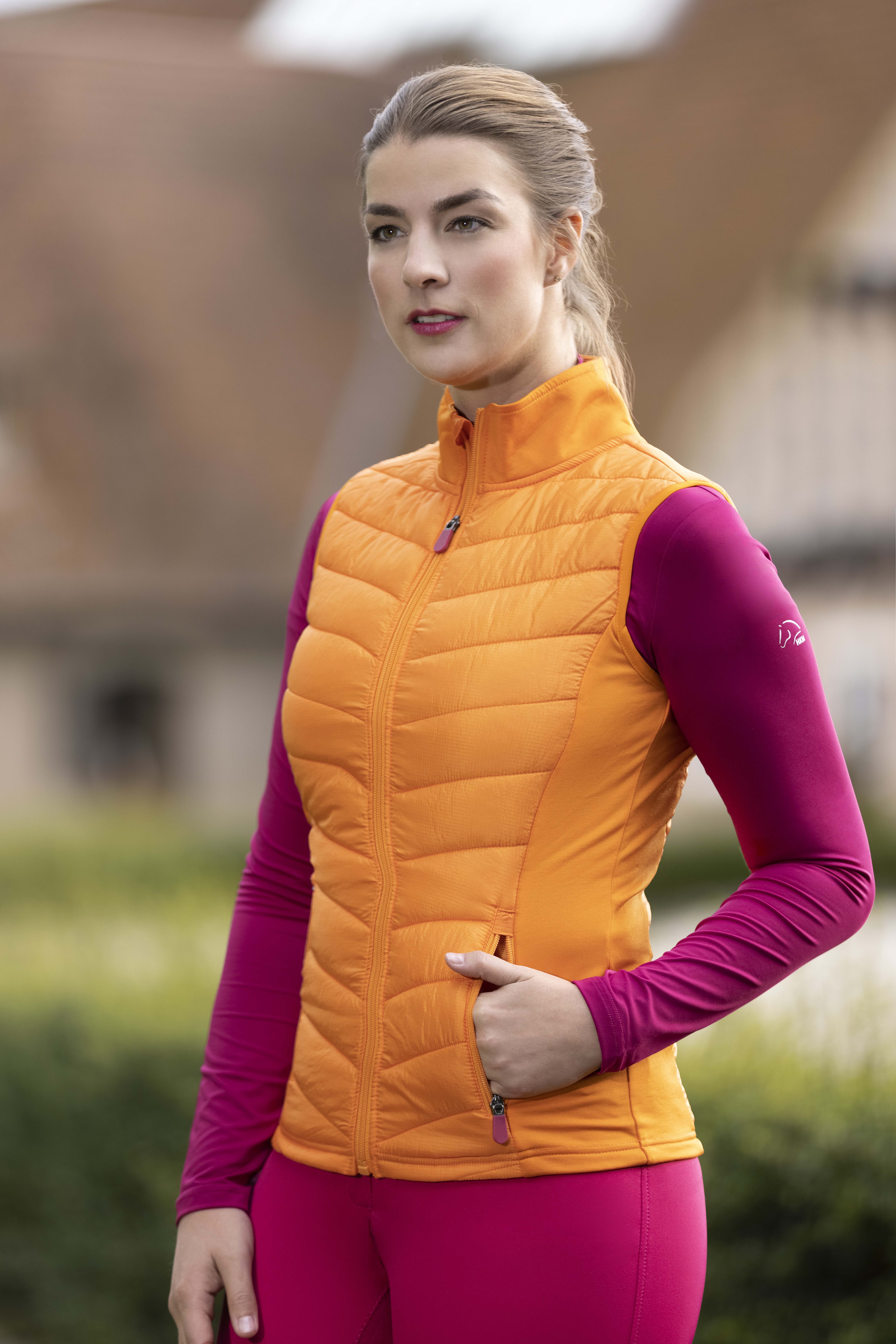 Mouwloze bodywarmer Basel Style HKM Oranje