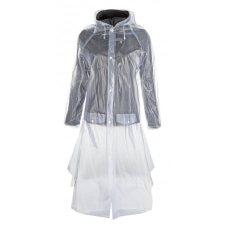 Imperméable transparent avec fente de dos HKM