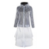 Imperméable transparent avec fente de dos HKM - Couleur indicative