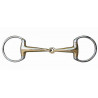 Mors à olive 18 mm maillechort et anneaux inox HKM - Couleur indicative
