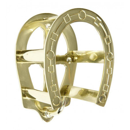 Hoefijzervormige messing hoofdstelhouder HKM