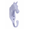 Aluminium hoofdstelhanger paard HKM - Lila