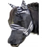 Vliegenmasker Zebra Shetty HKM - Zwart / wit