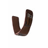 Sangle de dressage néoprène Varna avec élastique Horze - Marron demitasse