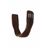 Sangle de dressage préformée néoprène Samara avec élastique Horze - Marron demitasse