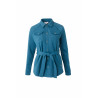 Veste-chemise Alyssa femme Horze - Bleu légion