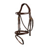 Bridon Muserolle Combinée Anatomique Dy'on D Collection - Marron
