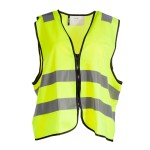 Gilet de sécurité zippé Horze Supreme de couleur fluo