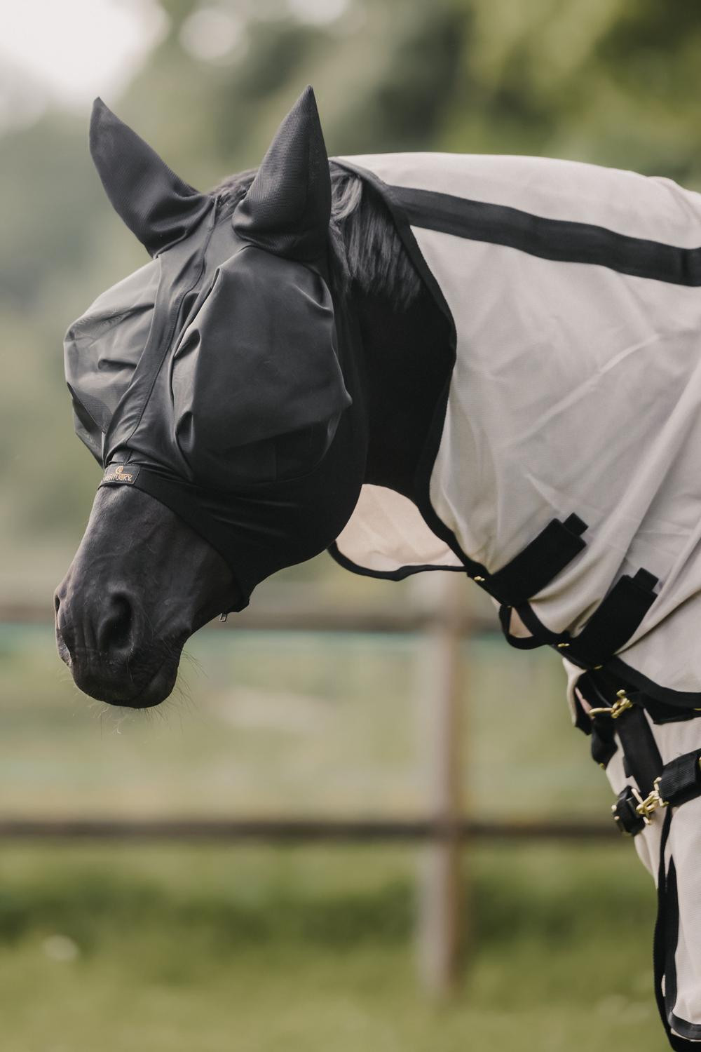 Slim Fit vliegenmasker Kentucky Zwart