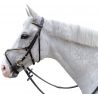 Bridon clencher croisé Canter - Marron