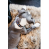 Halsband voor honden van handgemaakte parels Kentucky - Marineblauw