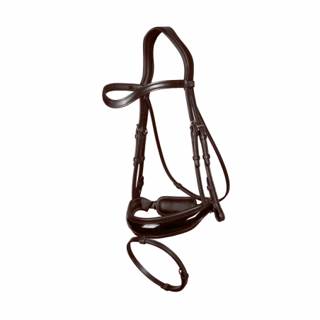 Bridon Muserolle Combinée Large Vernie New English Collection by Dy'on