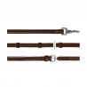 Rênes Hunter 1/2 Avec Mousqueton Dy'on - Brun