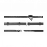 Rênes Hunter 5/8 Avec 7 Arretoirs (Sans Stopper) US Collection by Dy'on - Noir