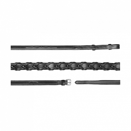 Gevlochten teugels 5/8 US-collectie van Dy'on