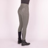 Pantalon d'équitation Euro-star Indigo Glam FullGrip - Gris roulette