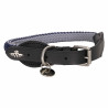 Halsband voor hond HV Polo Franka Rope - Wolkengrijs / marineblauw